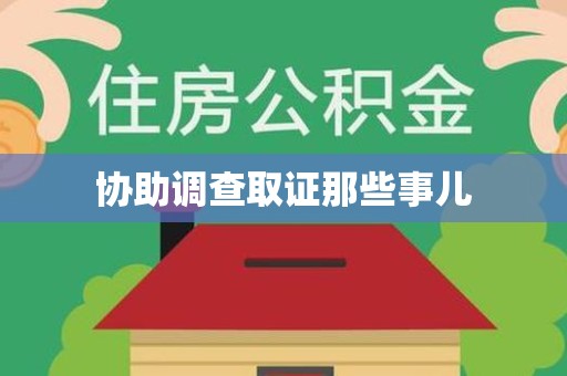 浔阳协助调查取证那些事儿